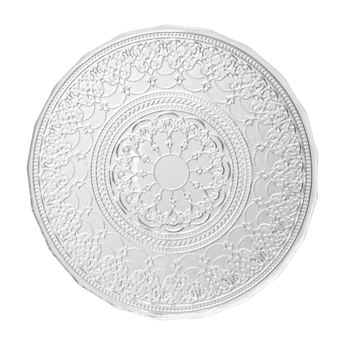 Avet Plato Llano Colección DOGE 28 cm x 2 cm, Cristal Avet Plato Llano Colección DOGE 28 cm x 2 cm, Cristal